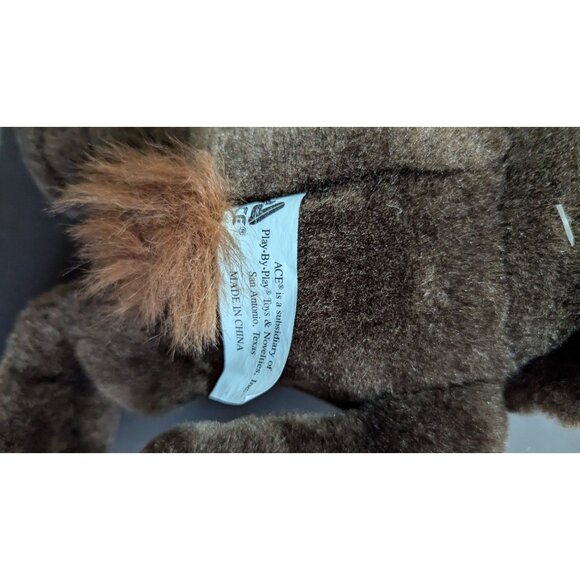 Vintage 1996 Looney Tunes Tazmanian Devil Plush Toy ACE Play by Play 10" - Picture 7 of 7